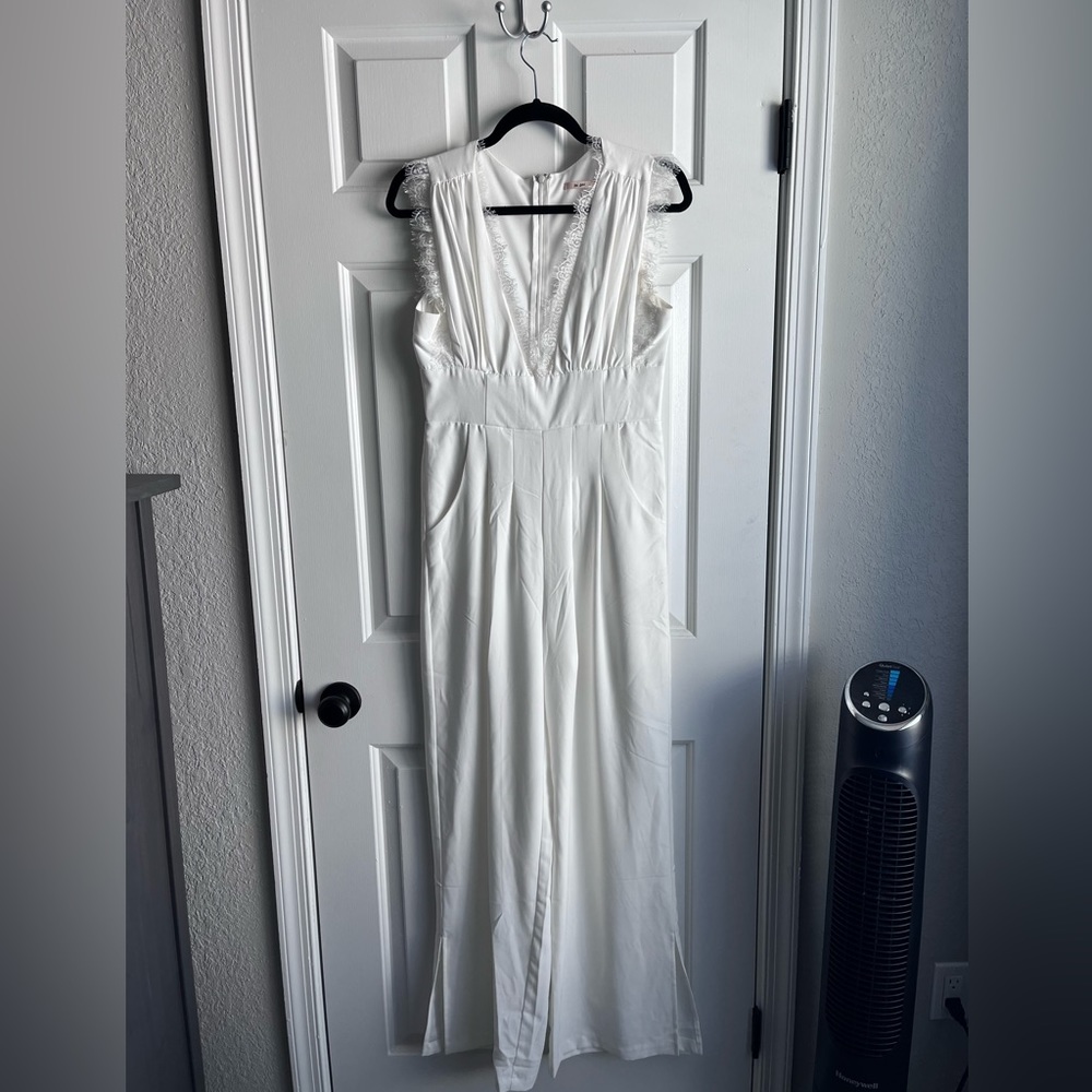 Mi Ami White Jumpsuit